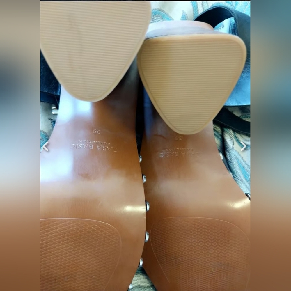 ZARA COLLECTION - GENUINE LEATHER HEEL - Picture 7 of 7
